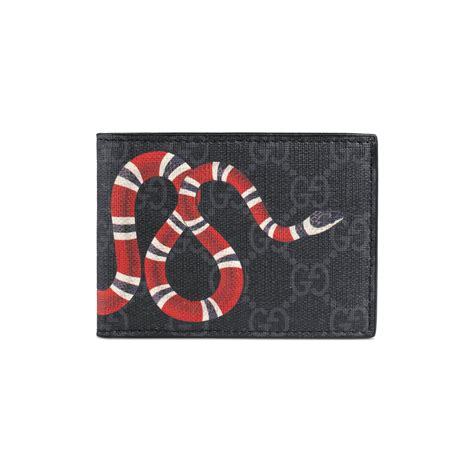 gucci kingsnake wallet cheap|gucci snake wallet men's.